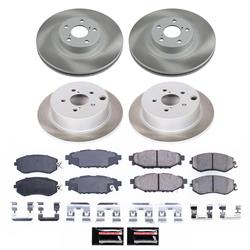 PowerStop Z17 Evolution Plus Semi-Coated Rotor Brake Kits for 2016-2017 CROSSTREK, 2014-2018 FORESTER, 2013-2015 XV CROSSTREK - SC6762