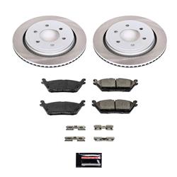 PowerStop Z17 Evolution Plus Semi-Coated Rotor Brake Kits for 2015-2017 F-150 - SC6814