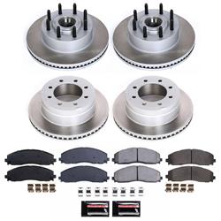 PowerStop Z17 Evolution Plus Semi-Coated Rotor Brake Kits for 2012-2022 F-250 SUPER DUTY, 2013-2022 F-350 SUPER DUTY - SC6820