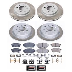 PowerStop Z17 Evolution Plus Semi-Coated Rotor Brake Kits for 1992-1993 CIVIC, 1990-1993 INTEGRA - SC689