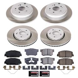 PowerStop Z17 Evolution Plus Semi-Coated Rotor Brake Kits for 2013-2018 RDX - SC6939
