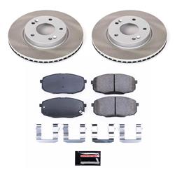 PowerStop Z17 Evolution Plus Semi-Coated Rotor Brake Kits for 2014-2016 SOUL - SC6946