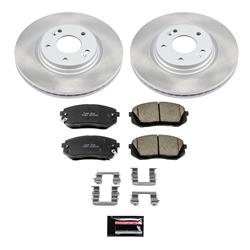 PowerStop Z17 Evolution Plus Semi-Coated Rotor Brake Kits for 2015 SONATA - SC6982