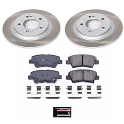 PowerStop Z17 Evolution Plus Semi-Coated Rotor Brake Kits SC6985