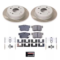 PowerStop Z17 Evolution Plus Semi-Coated Rotor Brake Kits for 1991-1997 ACCORD, 1997 CL - SC701