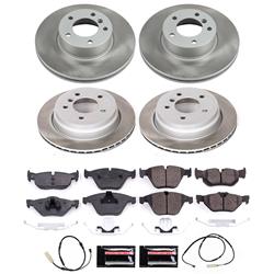 PowerStop Z17 Evolution Plus Semi-Coated Rotor Brake Kits for 2013-2015 X1 - SC7024