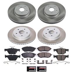 PowerStop Z17 Evolution Plus Semi-Coated Rotor Brake Kits for 2015-2019 LEGACY, OUTBACK, 2016-2021 WRX - SC7028