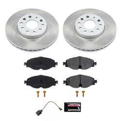 PowerStop Z17 Evolution Plus Semi-Coated Rotor Brake Kits SC7080