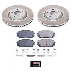PowerStop Z17 Evolution Plus Semi-Coated Rotor Brake Kits for 2014-2016 CADENZA, 2015 SONATA, 2015-2017 TUCSON - SC7083