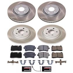 PowerStop Z17 Evolution Plus Semi-Coated Rotor Brake Kits for 2013 Q5 - SC7096