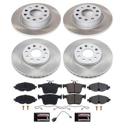 PowerStop Z17 Evolution Plus Semi-Coated Rotor Brake Kits SC7111