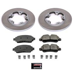 PowerStop Z17 Evolution Plus Semi-Coated Rotor Brake Kits for 2015-2019 TRANSIT-150, TRANSIT-250, TRANSIT-350 - SC7145