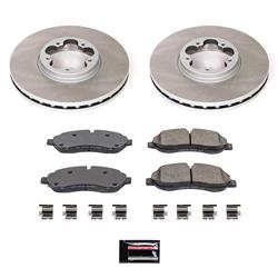 PowerStop Z17 Evolution Plus Semi-Coated Rotor Brake Kits for 2015-2019 TRANSIT-150, TRANSIT-250, TRANSIT-350 - SC7150