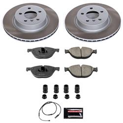 PowerStop Z17 Evolution Plus Semi-Coated Rotor Brake Kits for 2012-2013 528I - SC7162