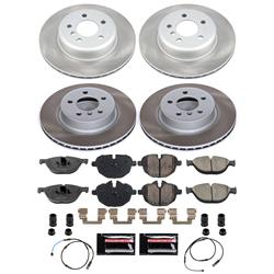PowerStop Z17 Evolution Plus Semi-Coated Rotor Brake Kits for 2012-2013 528I - SC7236