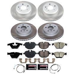PowerStop Z17 Evolution Plus Semi-Coated Rotor Brake Kits for 2014-2016 528I - SC7237