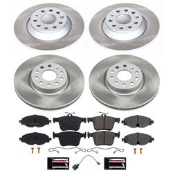 PowerStop Z17 Evolution Plus Semi-Coated Rotor Brake Kits for 2016-2021 TT QUATTRO - SC7278