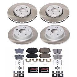PowerStop Z17 Evolution Plus Semi-Coated Rotor Brake Kits for 2016 ILX - SC7283