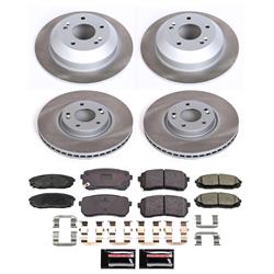 PowerStop Z17 Evolution Plus Semi-Coated Rotor Brake Kits for 2015-2021 SEDONA - SC7286
