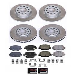 PowerStop Z17 Evolution Plus Semi-Coated Rotor Brake Kits for 2016-2020 500X, 2015-2023 RENEGADE - SC7300
