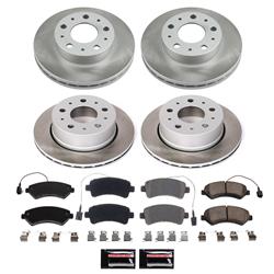 PowerStop Z17 Evolution Plus Semi-Coated Rotor Brake Kits for 2016-2021 PROMASTER 3500, PROMASTER 2500, 2015-2021 PROMASTER 1500 - SC7305