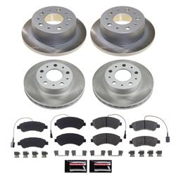 PowerStop Z17 Evolution Plus Semi-Coated Rotor Brake Kits for 2014-2021 PROMASTER 1500, PROMASTER 2500, PROMASTER 3500 - SC7308