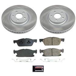 PowerStop Z17 Evolution Plus Semi-Coated Rotor Brake Kits for 2015-2021 EDGE - SC7321