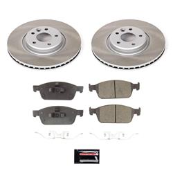 PowerStop Z17 Evolution Plus Semi-Coated Rotor Brake Kits for 2017-2019 ESCAPE, MKC - SC7338