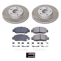 PowerStop Z17 Evolution Plus Semi-Coated Rotor Brake Kits for 2016-2017 ACCORD - SC7345