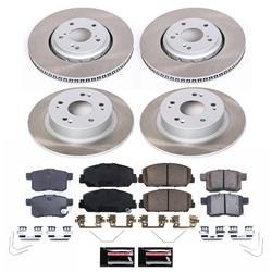 PowerStop Z17 Evolution Plus Semi-Coated Rotor Brake Kits for 2016-2017 ACCORD - SC7348