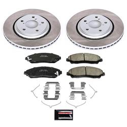 PowerStop Z17 Evolution Plus Semi-Coated Rotor Brake Kits for 2017-2020 MDX, 2016-2022 PILOT, 2017-2025 RIDGELINE - SC7352