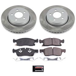 PowerStop Z17 Evolution Plus Semi-Coated Rotor Brake Kits SC7412