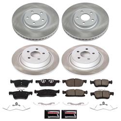 PowerStop Z17 Evolution Plus Semi-Coated Rotor Brake Kits for 2015-2021 EDGE - SC7419