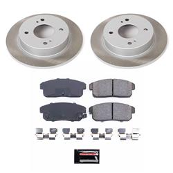 PowerStop Z17 Evolution Plus Semi-Coated Rotor Brake Kits for 2001-2002 G20, 2001-2006 SENTRA - SC741