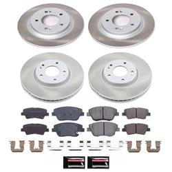 PowerStop Z17 Evolution Plus Semi-Coated Rotor Brake Kits for 2014-2016 OPTIMA - SC7504