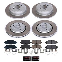 Power Stop Z17 Evolution Plus Semi-Coated Rotor Brake Kits SC7576