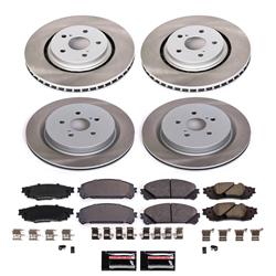 PowerStop Z17 Evolution Plus Semi-Coated Rotor Brake Kits SC7606