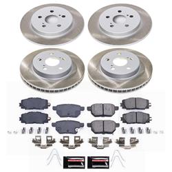 PowerStop Z17 Evolution Plus Semi-Coated Rotor Brake Kits for 2016-2022 PRIUS - SC7632