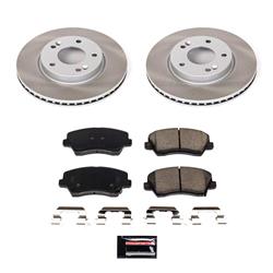 PowerStop Z17 Evolution Plus Semi-Coated Rotor Brake Kits for 2017-2018 FORTE, FORTE5, 2016-2021 VELOSTER - SC7672