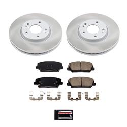 PowerStop Z17 Evolution Plus Semi-Coated Rotor Brake Kits for 2017-2018 FORTE5, 2016-2017 VELOSTER - SC7673