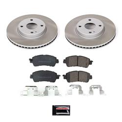 PowerStop Z17 Evolution Plus Semi-Coated Rotor Brake Kits for 2016 IA, 2019-2020 YARIS, 2017-2018 YARIS IA - SC7700