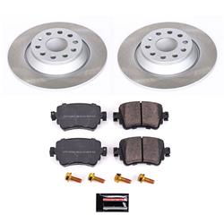 PowerStop Z17 Evolution Plus Semi-Coated Rotor Brake Kits for 2016-2018 Q3, Q3 QUATTRO - SC7707