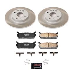 PowerStop Z17 Evolution Plus Semi-Coated Rotor Brake Kits for 1991-1996 ESCORT, TRACER, 1990-1994 PROTEGE - SC770