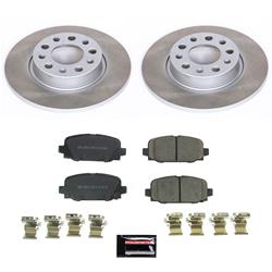 PowerStop Z17 Evolution Plus Semi-Coated Rotor Brake Kits for 2017-2025 COMPASS - SC7736