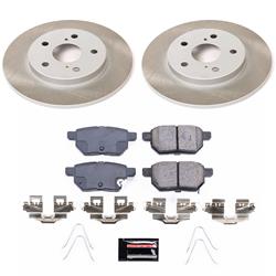 PowerStop Z17 Evolution Plus Semi-Coated Rotor Brake Kits for 2017-2018 COROLLA IM, 2016 IM - SC7753