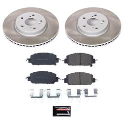 PowerStop Z17 Evolution Plus Semi-Coated Rotor Brake Kits for 2017-2025 CR-V - SC7872