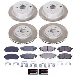 PowerStop Z17 Evolution Plus Semi-Coated Rotor Brake Kits for 2018-2022 CROSSTREK, 2017-2022 IMPREZA - SC7927