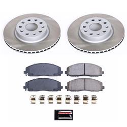 PowerStop Z17 Evolution Plus Semi-Coated Rotor Brake Kits for 2018-2024 WRANGLER - SC7941