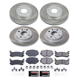 PowerStop Z17 Evolution Plus Semi-Coated Rotor Brake Kits for 1994-2005 MIATA - SC794