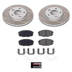 PowerStop Z17 Evolution Plus Semi-Coated Rotor Brake Kits for 2018-2020 ELANTRA GT, 2017-2019 SOUL - SC8007